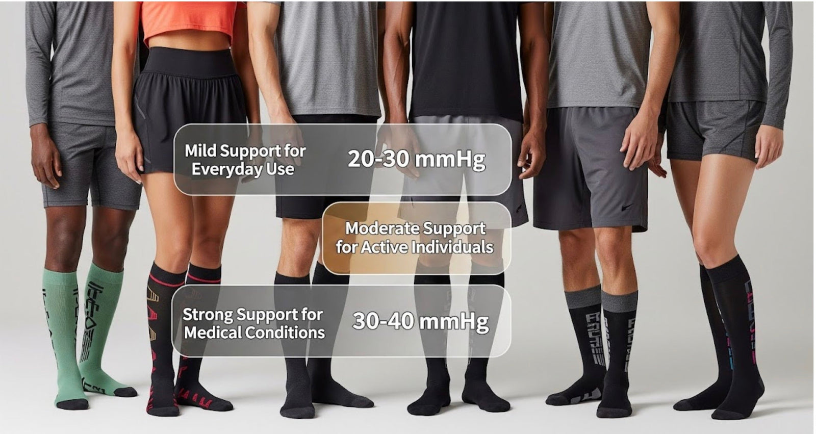 Different Compression Socks Levels Explained: Which One Do You Need?
