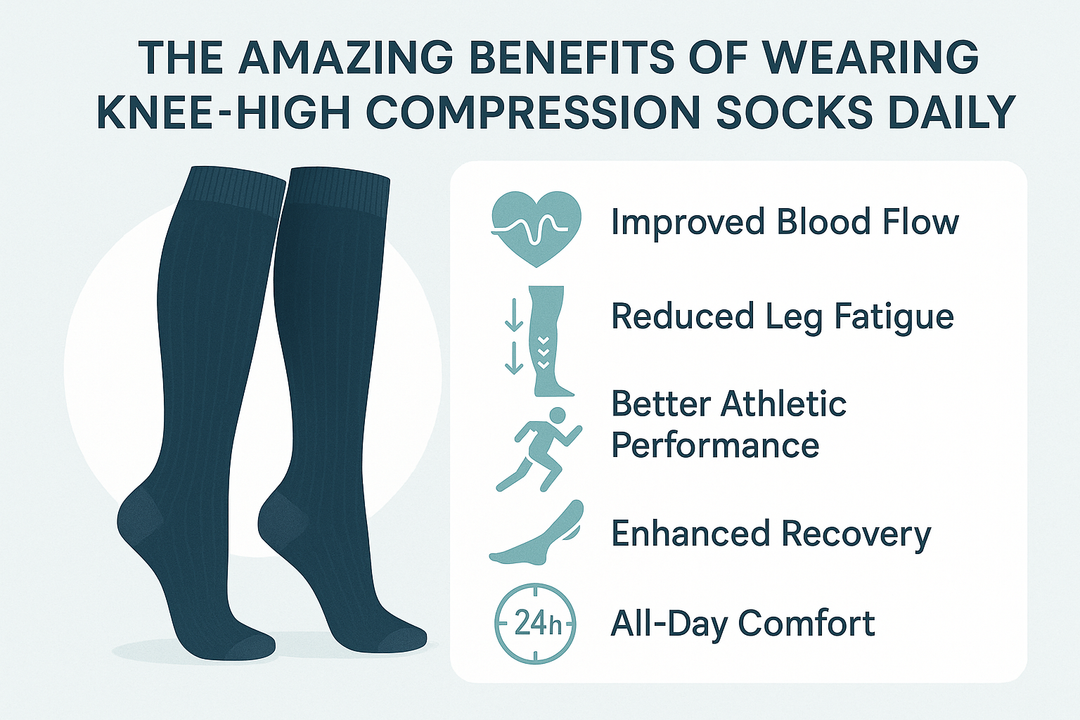 10 Amazing Benefits of Wearing Knee-High Compression Socks Daily