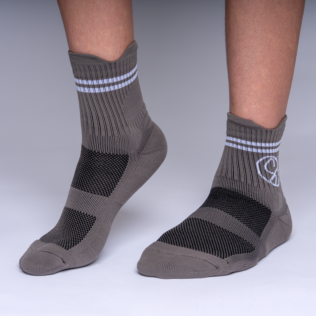 Gray Athletic Sport Socks 