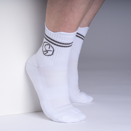 White Sport Socks 
