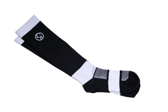 Knee High Compression Socks for Men & Women – Circulation Support, Athletic & Travel, Black