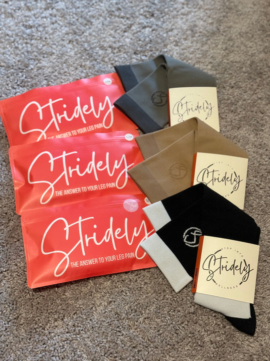 Knee High Compression Socks for Men & Women – Circulation Support, Athletic & Travel, Brown